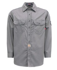 BOCOMAL Men's FR Shirts 6.25oz Lightweight Flame Resistant Welding Workwear
