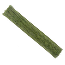 22 Gauge Dark Green Floral Wire Stem for Flower Arrangement Craft Supply,16 Inch