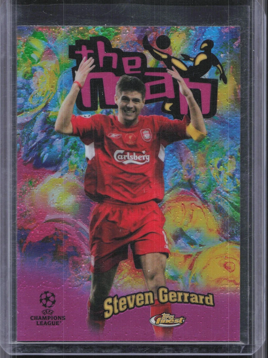 2022-23 Topps Finest UEFA Club Competitions Steven Gerrard #FTM-3
