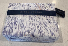 Ralph Lauren Lorelai Duvet Cover - Queen/Full 100 Cotton Periwinkle - New