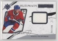 2017-18 Ultimate Collection Rookies Jerseys /299 Nikita Scherbak #61 Rookie RC