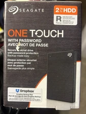 Seagate One Touch 2TB HDD External Drive with Password Protection