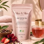 Slay & Slim Paris Thé Détox Bio 10 Jours Fraise Hibiscus 100 g