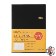 NEW NOLTY 2026 B5 Weekly Planner Monthly Block Black 6126 2025 December Start