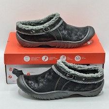 JSport  Janie  Women  s Cozy Slip-On Memory Foam Weather Ready Shoes Black NEW