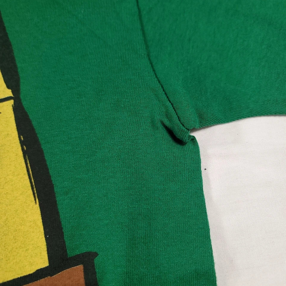 忍者神龟图案短袖衬衫青少年男孩尺寸 XL 绿色 — 第 4/4 张图片