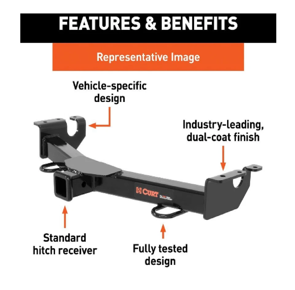 CURT FRONT MOUNT TRAILER HITCH 31352 FOR 03-08 FORD EXPEDITION/LINCOLN MARK Foto 2 de 4