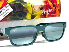 NEW Maui Jim KEOLA Shiny Dark Green POLARIZED Grey Lens Sunglass 628-15