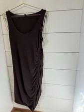 Express Brown Body Contour Tank Dress Size Medium Shaping Mini Fitted Bodycon