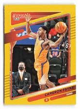 2021-22 Donruss Cameron Payne Yellow Flood #147 Phoenix Suns