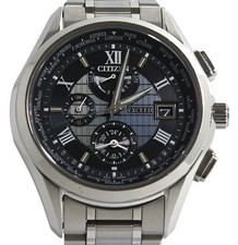 CITIZEN EXCEED AT9110-58E Solar Titanium Watch Black JP