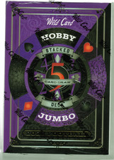2026 WILD CARD FIVE CARD DRAW STACKED DECK FOOTBALL HOBBY JUMBO BOX