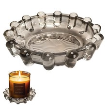 Bubble Smoky Glass Candle Holder – Modern Anthropologie-Inspired Decor Dis