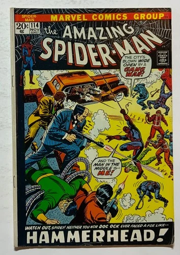 The AMAZING SPIDER MAN # 114 Bronze Age VG 1972 MARVEL Comics  EC