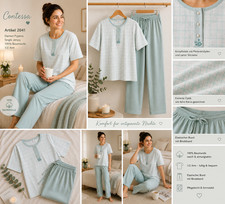 Comtessa Collection Damen-Pyjama &ndash; Neu & originalverpackt