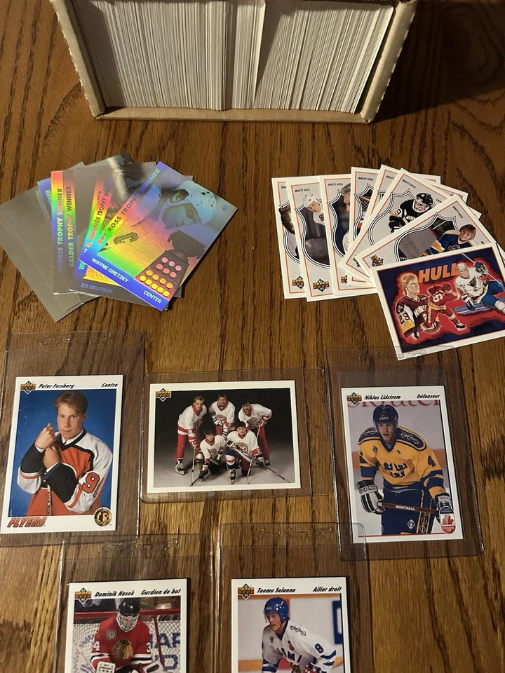 1991 92 Upper Deck Hockey Complete Series 1 Set (1-500) FRENCH EDITION W/ INSERT - Image 3 of 4