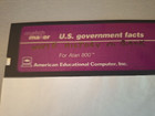 Match Maker U.S. Government Facts: Atari Computers, vintage 1980s 5-1/4 floppy — photo 2
