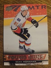 2013-14 Upper Deck UD Young Guns YG Sean Monahan Rookie Card RC #242 Flames. rookie card picture
