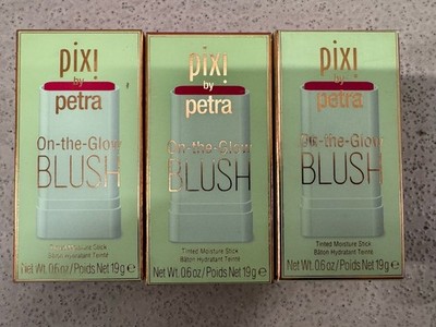 3 Pack Pixi by Petra On The Glow Blush Tinted Moisturizer Stick RUBY NIB