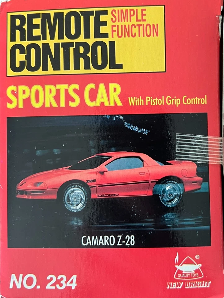 Винтажный 1997 новый яркий RC автомобилей No 234 Camaro Z-28 и Mustang GT - новый в коробке пара - Изображение 2 из 4