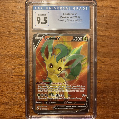 Leafeon V graded CGC 10 for sale on eBay