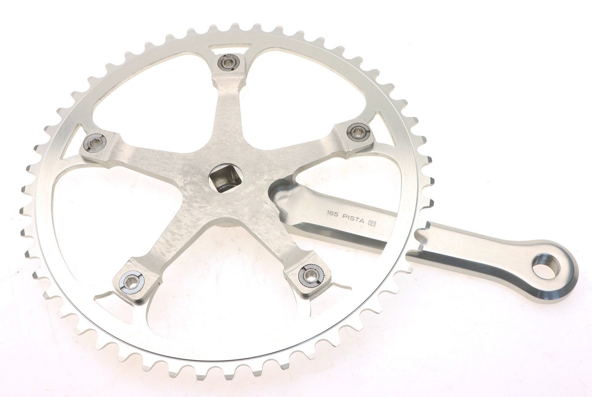 Campagnolo Super Record Pista Track Crankset 165mm 51T 3/32