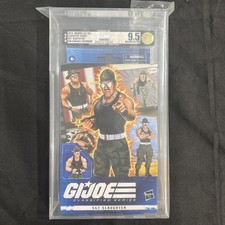 GI JOE CLASSIFIED  53 SGT.SLAUGHTER GRADED 9.5 UNCIRCULATED AFA CERTIFIED FIGURE