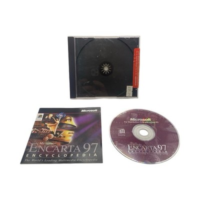 Microsoft Encarta 97 Encyclopedia PC CD ROM Windows 95 Original Disc