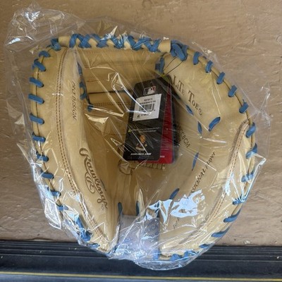 Rawlings 33'' GG Elite Series Catcher's Mitt | Blonde/Blue | S01GGE33CCBCM-RHT