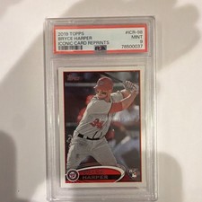 Topps 2019 Iconic Card Reprints Bryce Harper Rookie ICR-98 Washington Nationals. rookie card picture