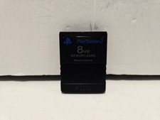 OEM Sony PlayStation 2 8MB Memory Card Black Magicgate SCPH-10020
