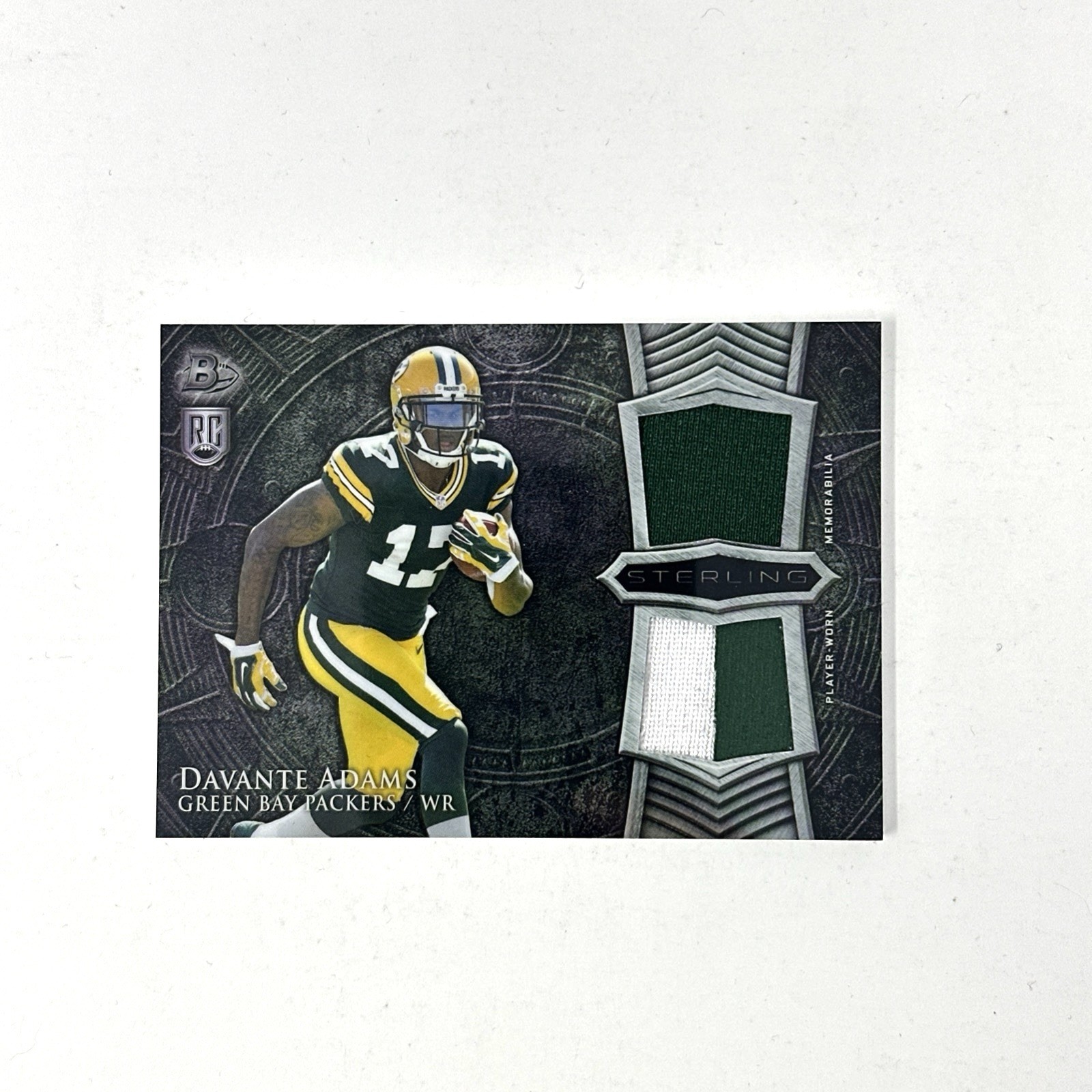 Davante Adams Bowman Sterling Rookie Dual Relics #DA Base