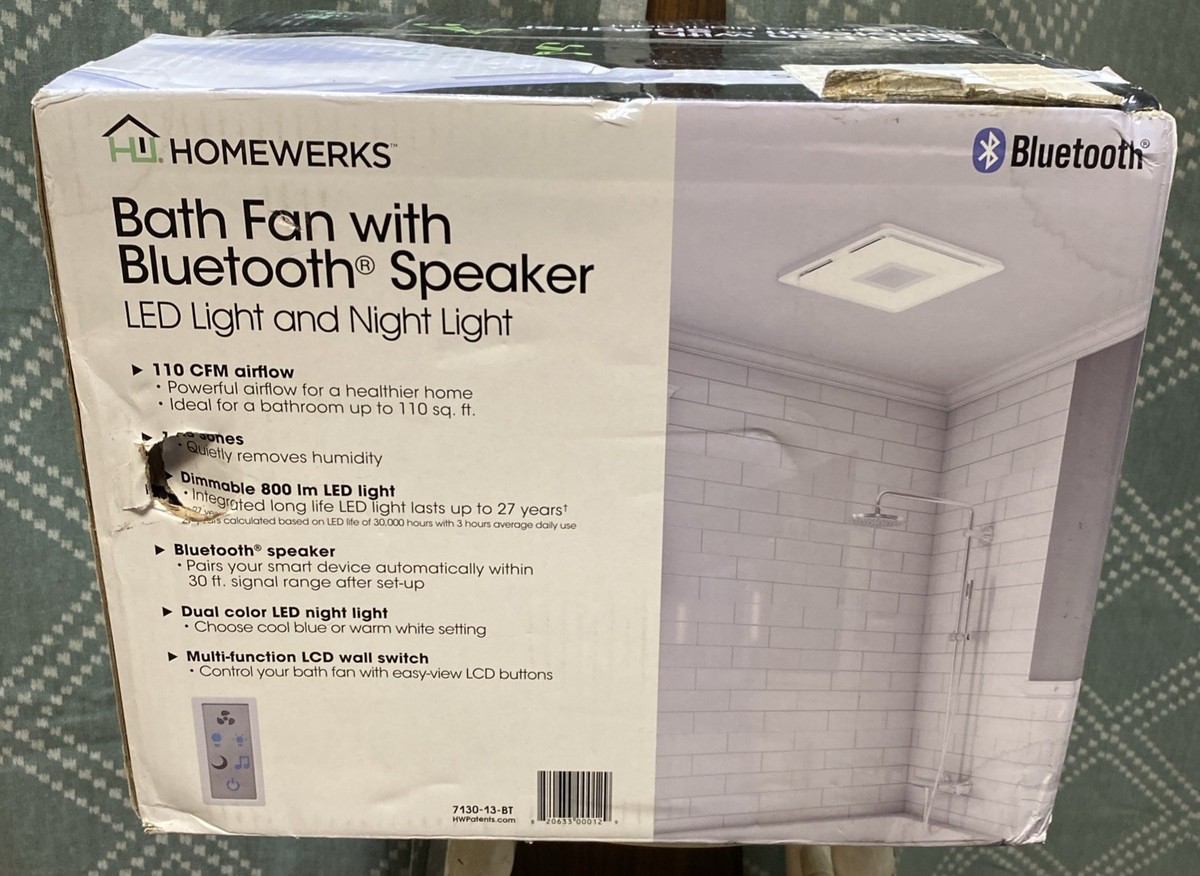 Home NetWerks 7130-13-BT Bathroom Fan for sale online