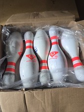 RETIRED FT BRAGG amf Amflite II Bowling Pins Set of 10 White Red USBC Approved