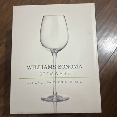 Williams Sonoma stemware set of Sauvignon Blanc