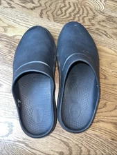 OOFOS OOcloog Black Casual Slip On Recovery Clogs Size 12 Men Size 14 Women