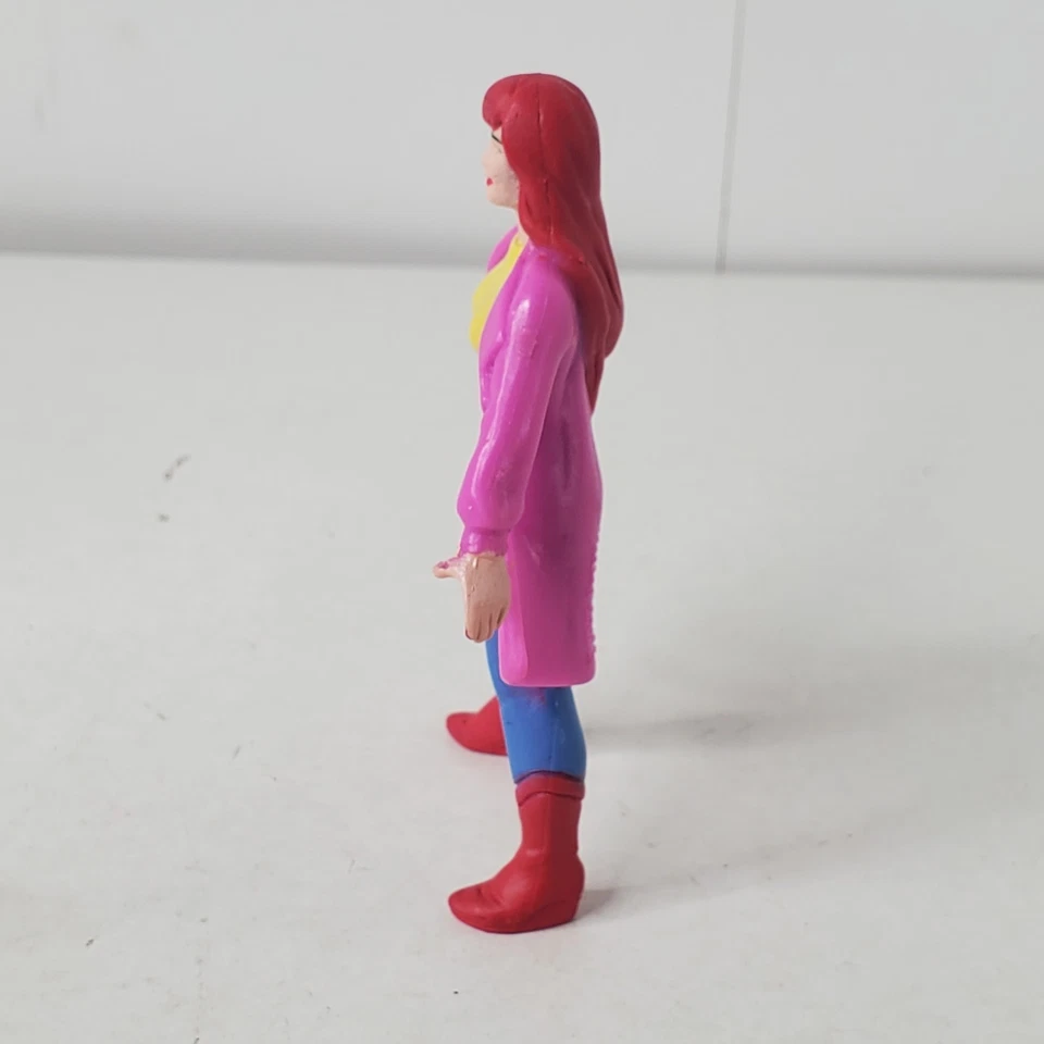 Figura Marvel Mary Jane Watson Spiderman con trajes a presión 1995 McDonald's Toy Foto 4 de 4