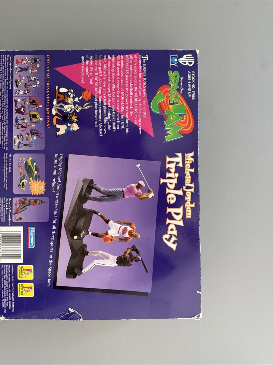 Michael Jordan Triple Play Space Jam Warner Bros WB Stock No