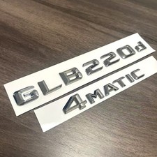 Für Mercedes Benz GLB220d 4matic Schriftzug Embleme Aufkleber Logo Badge Auto Für Mercedes Benz GLB220d 4matic Schriftzug Embleme Aufkleber Logo Badge Auto