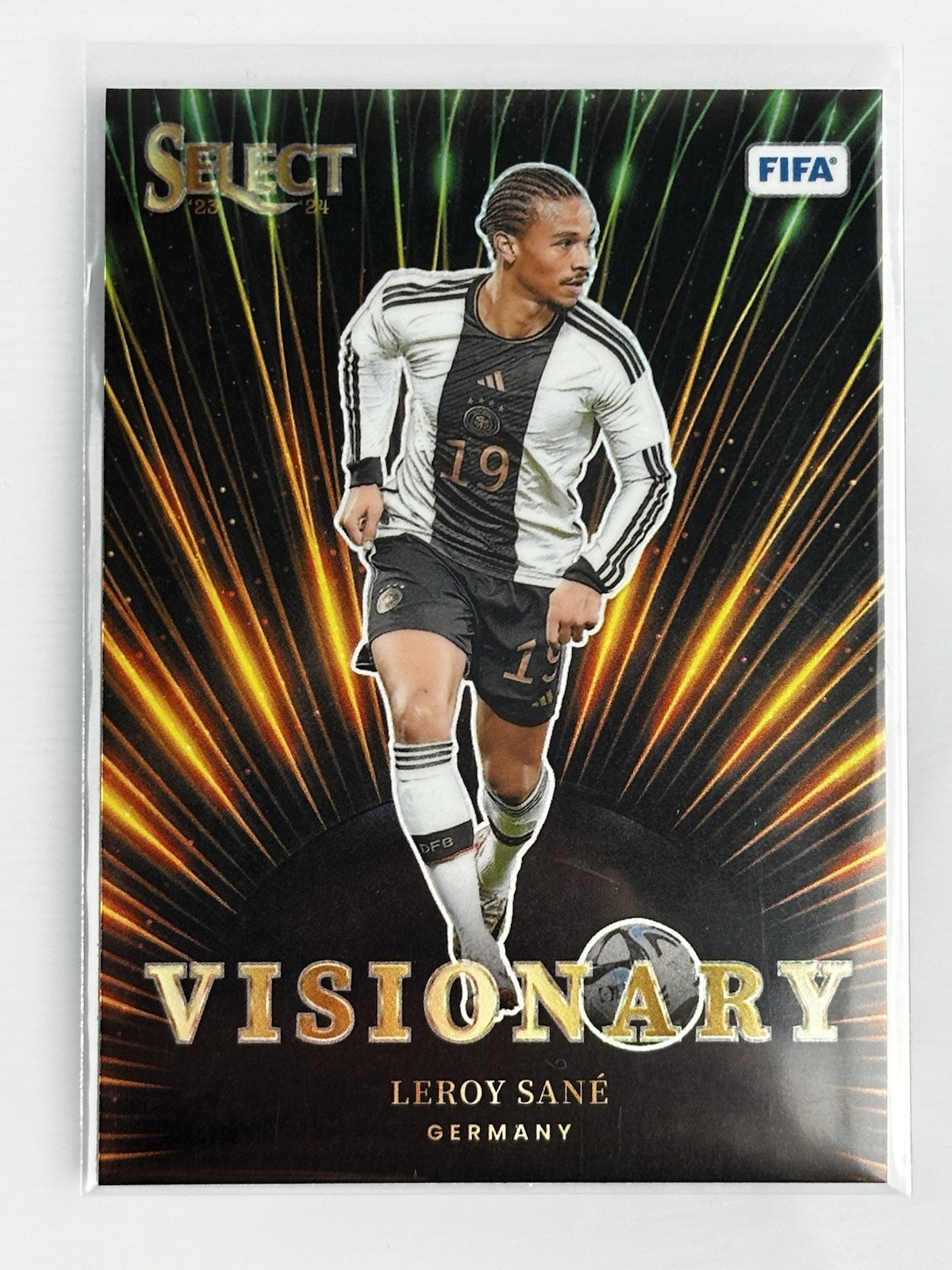 Panini 2023-24 Select FIFA Soccer No. 10 Leroy Sane Visionary Case Hit Germany
