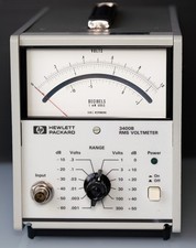 HP 3400B True RMS Analog Voltmeter - Great Condition, Tested & Working