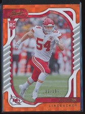 2022 Absolute Leo Chenal RC Orange Mosaic #/199 - Chiefs