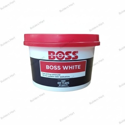 Boss White Rohrverbindungsmasse Wanne für Warm- & Kaltwasser (nicht trinkbar) 400g