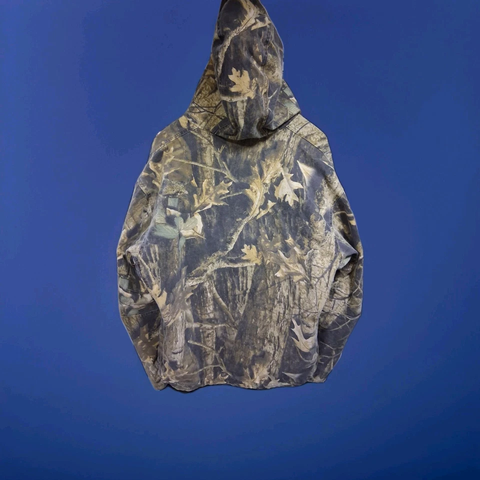 Columbia Mens Large Hooded Camo Jacket Full Zip - Image 2 of 4