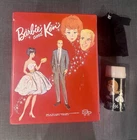 Vintage Barbie Ken Carrying Case w/ Thermos Graduation Gown Stands 1964 1965