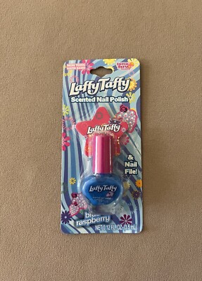 .11 Oz. Bazooka Push Pop Strawberry Scented Nail Polish & Nail File, Brand New!