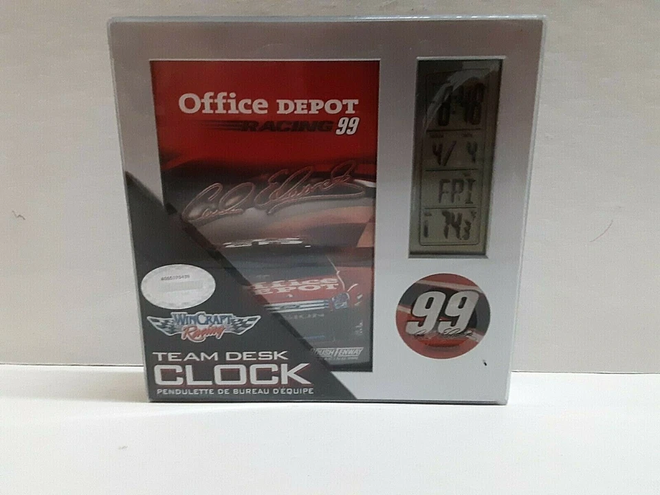 Reloj de escritorio Carl Edwards # 99 Nascar Digital Team Foto 2 de 3