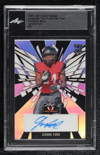 2022 Leaf Valiant Jerome Ford #BA-JF2