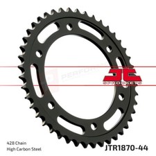JT Steel Rear Sprocket to fit Yamaha YBR250 2007-2008