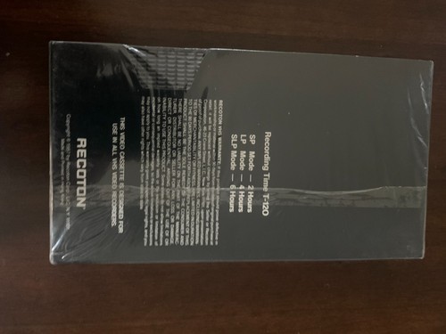 Recoton Blank VHS Cassette Ultra Color High Grade 120 Minutes - Picture 3 of 3